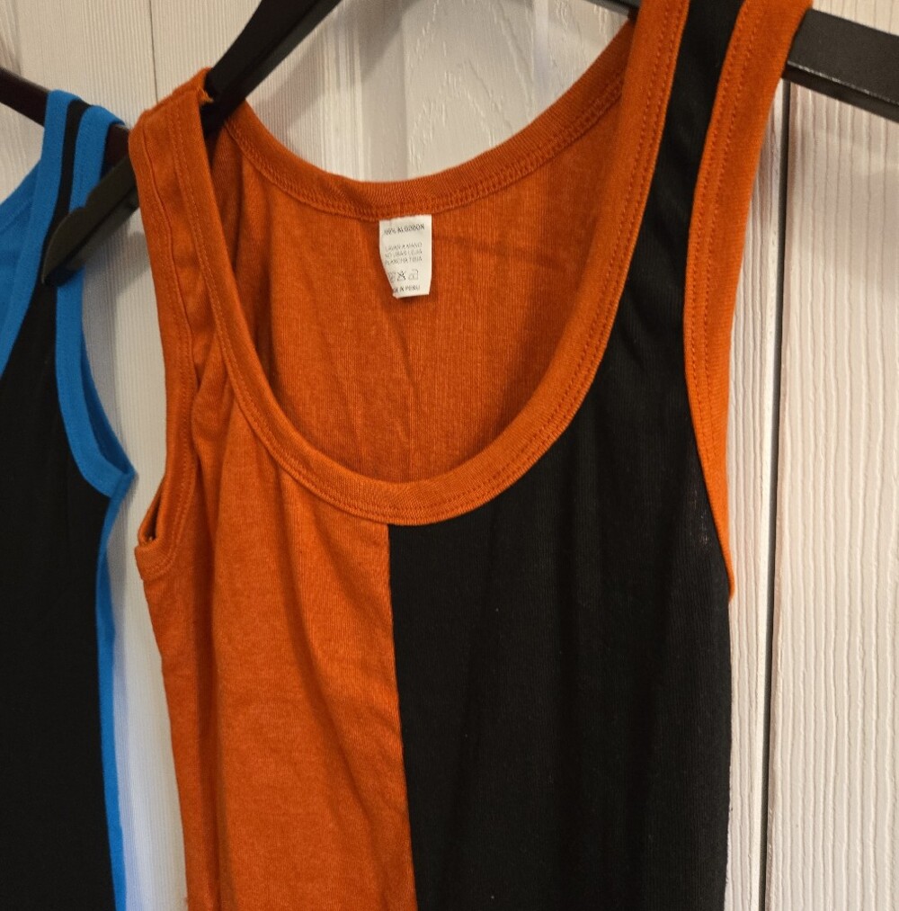 Set Of 2 Colorblock Tank Mini Dresses - Picture 4 of 7